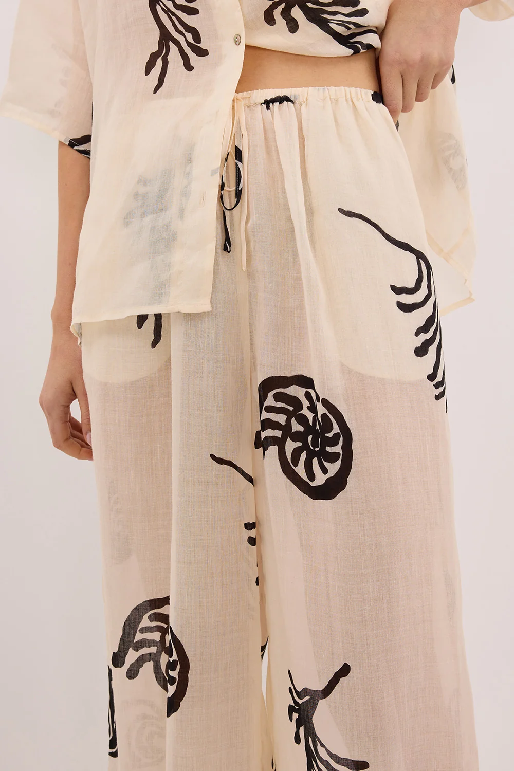 POSITANO SANDSTONE RAMIE PANT - Image 5