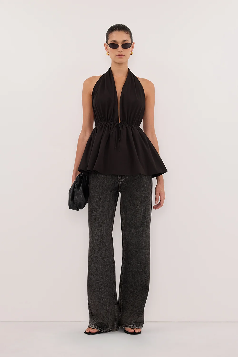 REAGAN 2.0 WASHED BLACK SLOUCHY JEAN