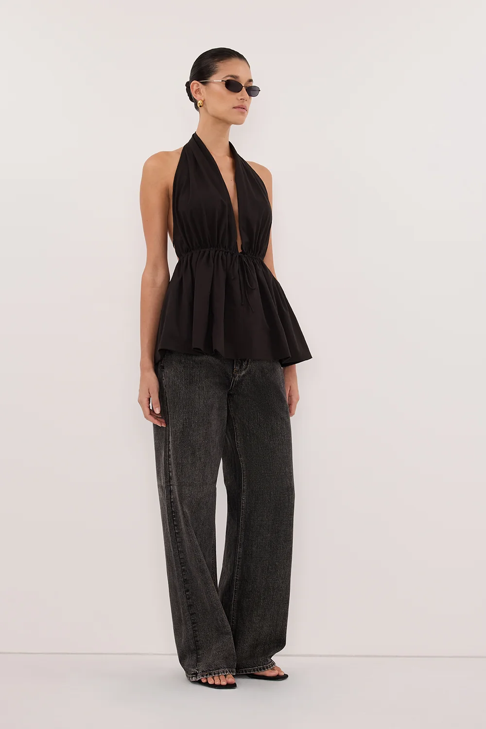 REAGAN 2.0 WASHED BLACK SLOUCHY JEAN - Image 3