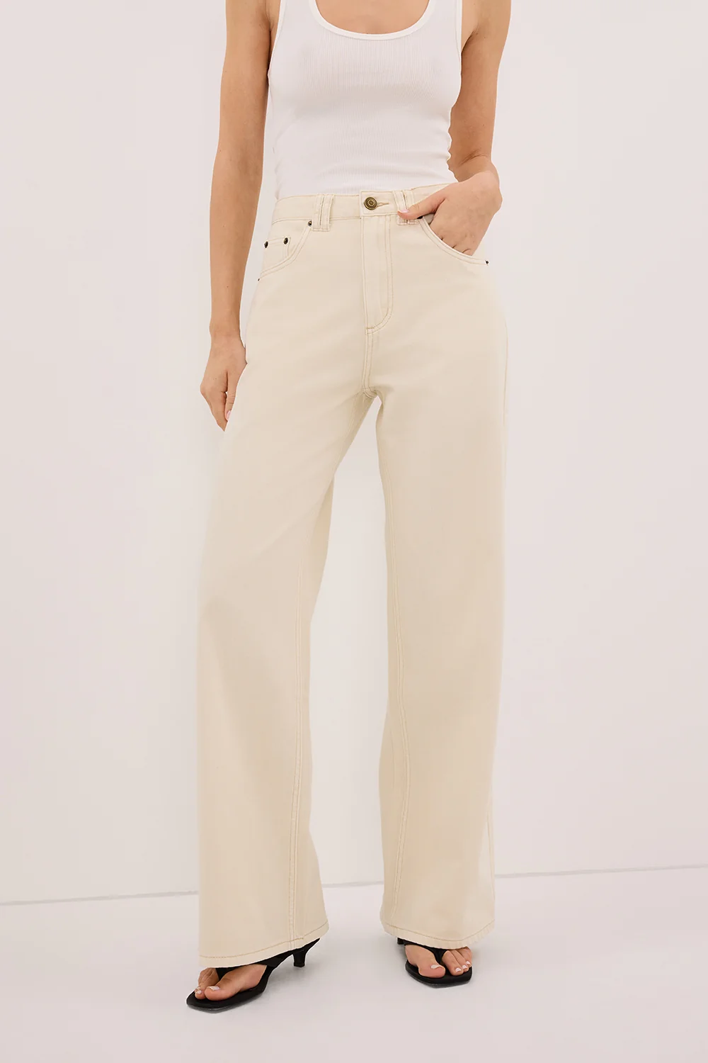REAGAN 2.0 NATURAL SLOUCHY JEAN - Image 2