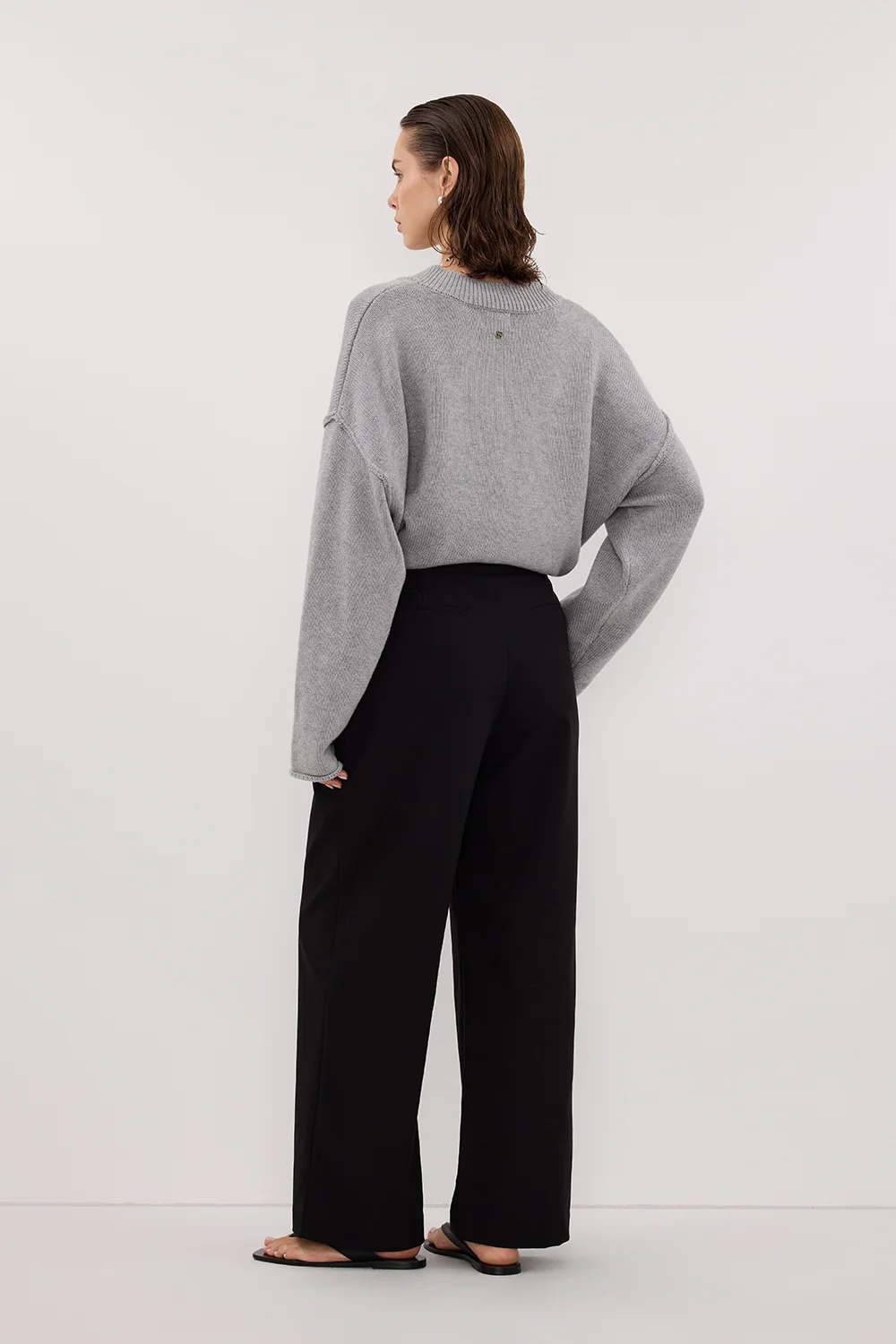REMY BLACK TAILORED PANT - Image 4
