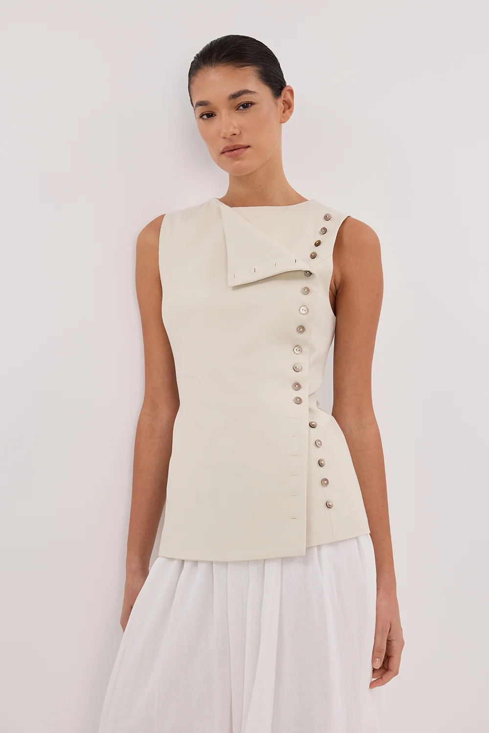 REN PLASTER SIDE BUTTON VEST - Image 2