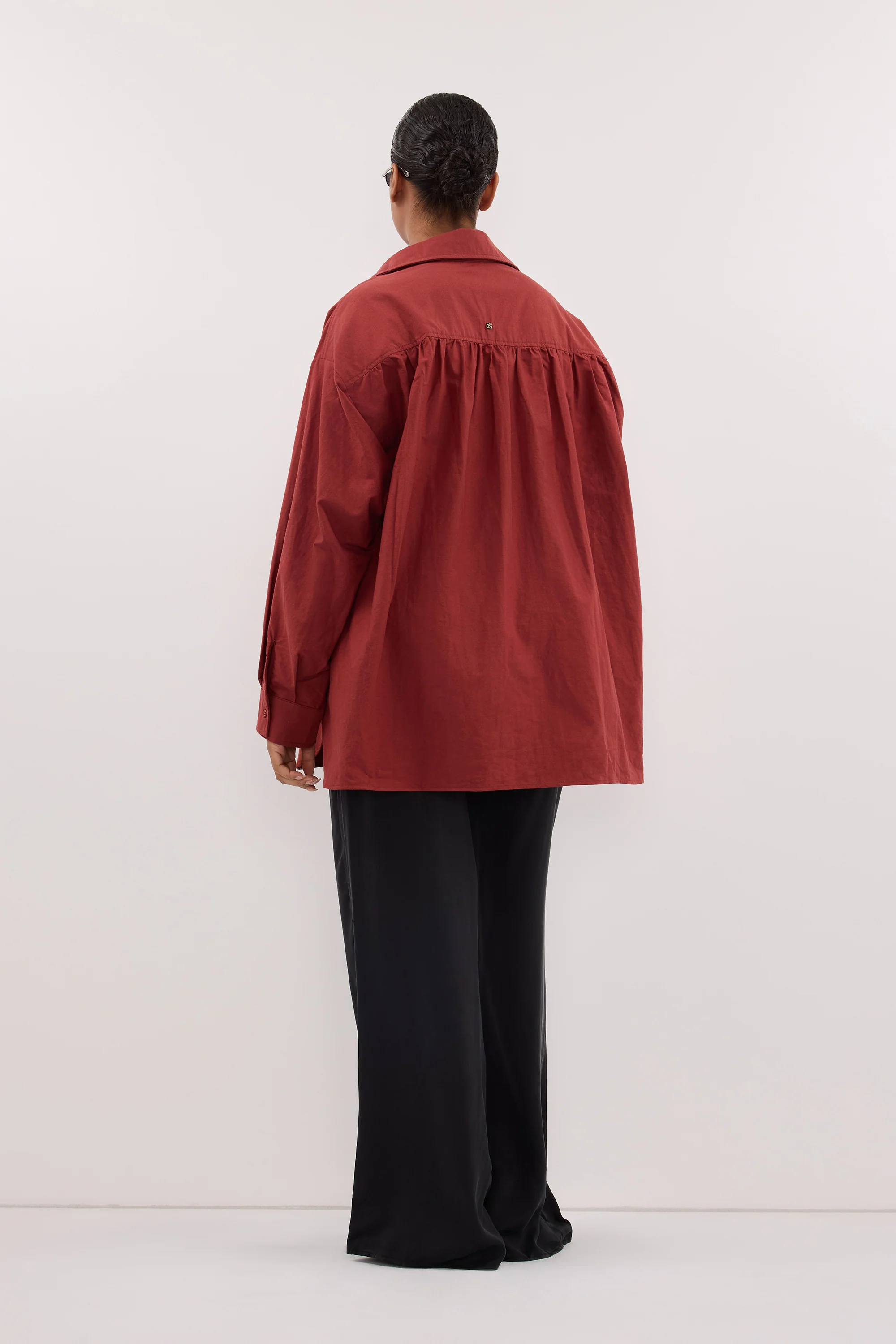 RHEA 2.0 SAHARA OVERSIZED COTTON SHIRT - Image 7