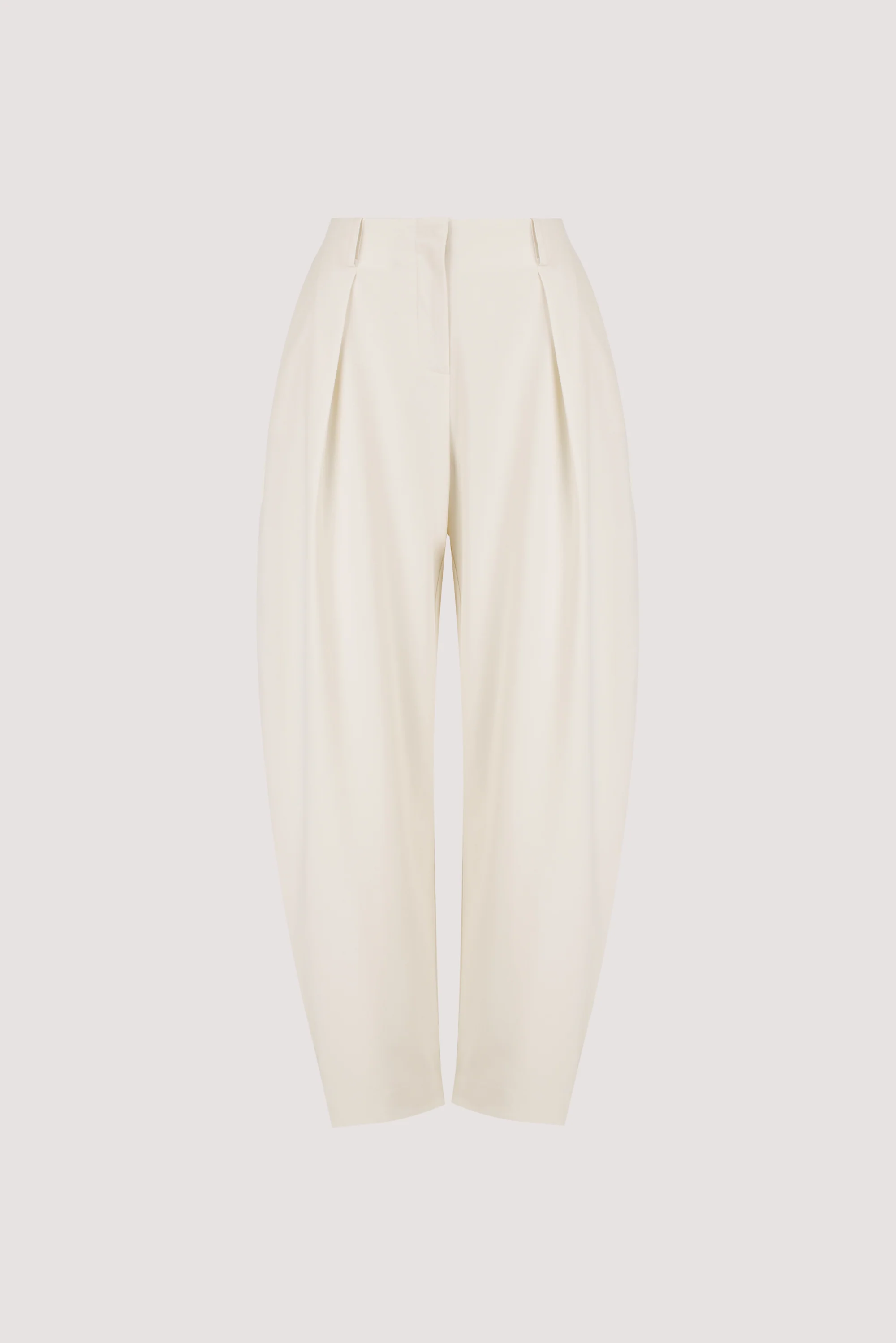 ROMY CREAM BARREL LEG TAILORED PANT - Image 9