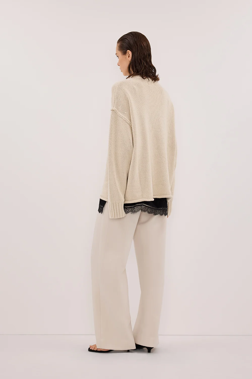 ROY PLASTER OVERSIZED LONGLINE KNIT JUMPER - Image 4
