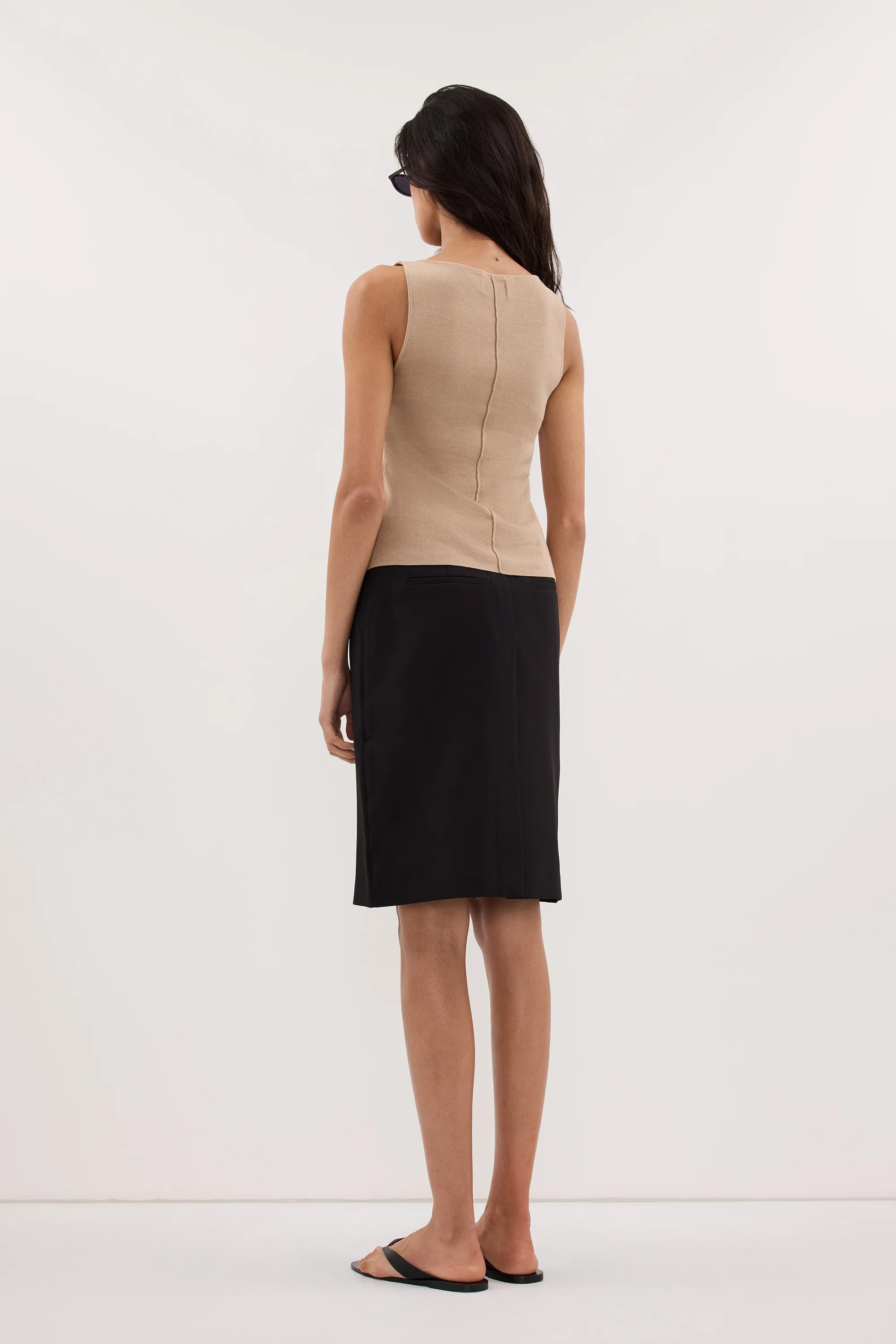 SABRE OAT KNIT BOAT NECK TANK - Image 4