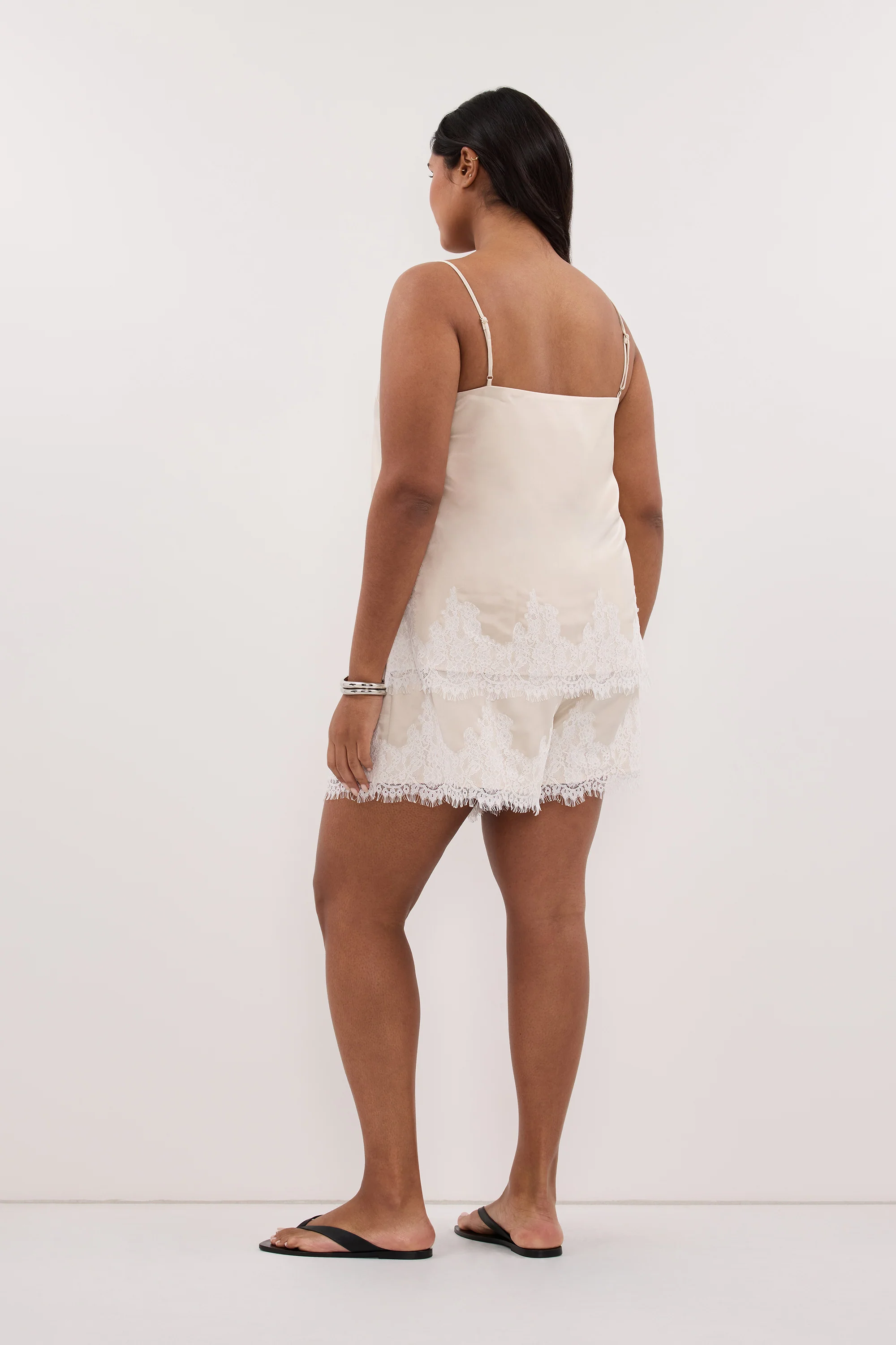SELENE OYSTER SATIN CAMI  - Image 7