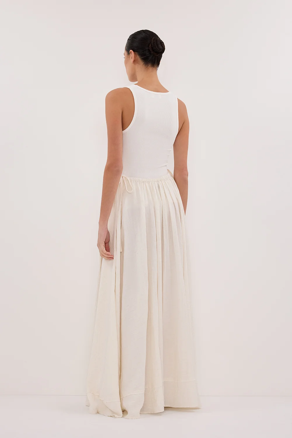 SHANIYA CREAM MARLE BOHO MAXI SKIRT - Image 4