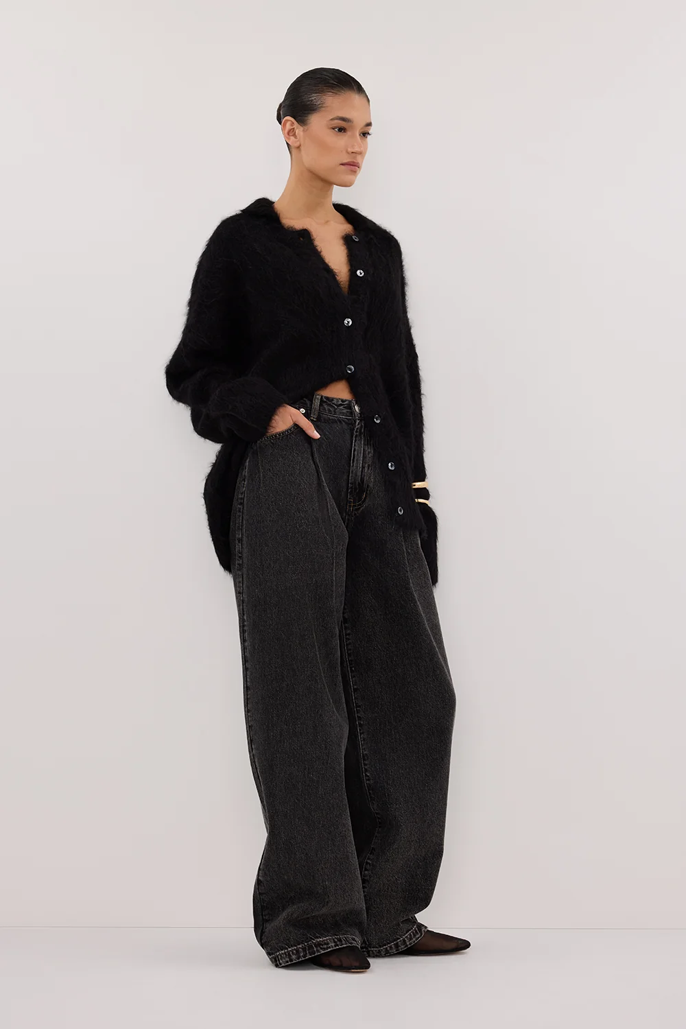 STERLING WASHED BLACK DENIM JEAN - Image 4