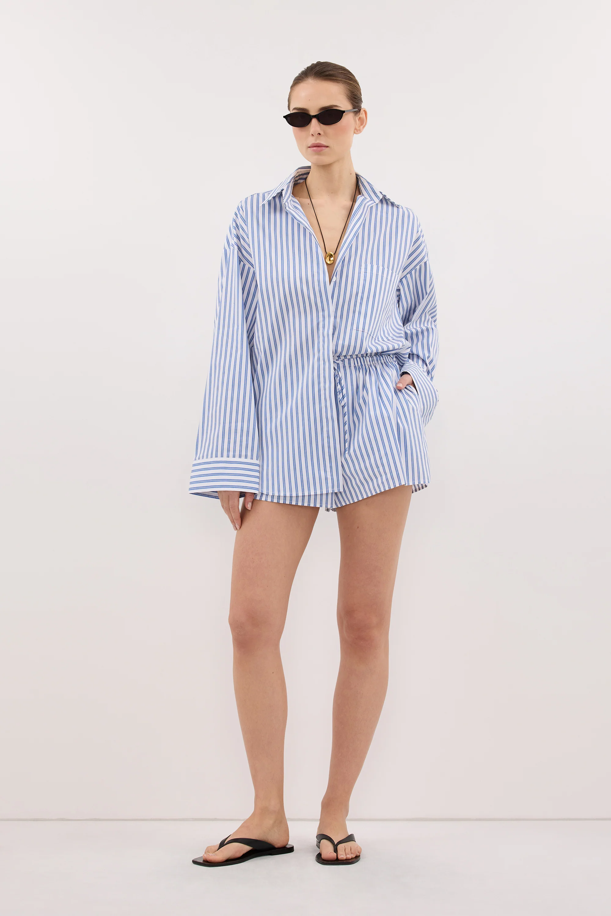 TALISE BLUE STRIPE SHORT