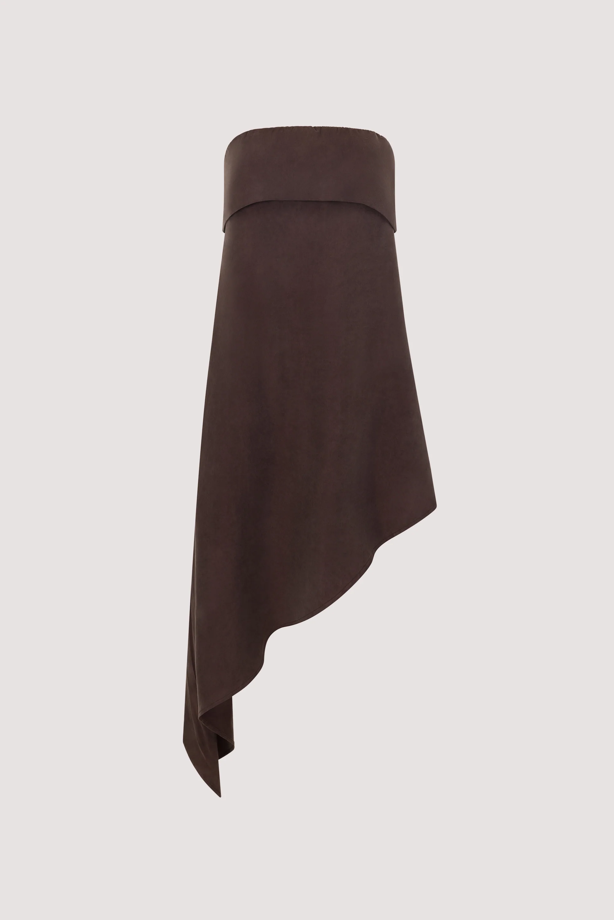 VENUS PLUM CHOC CUPRO ASYM TOP - Image 7