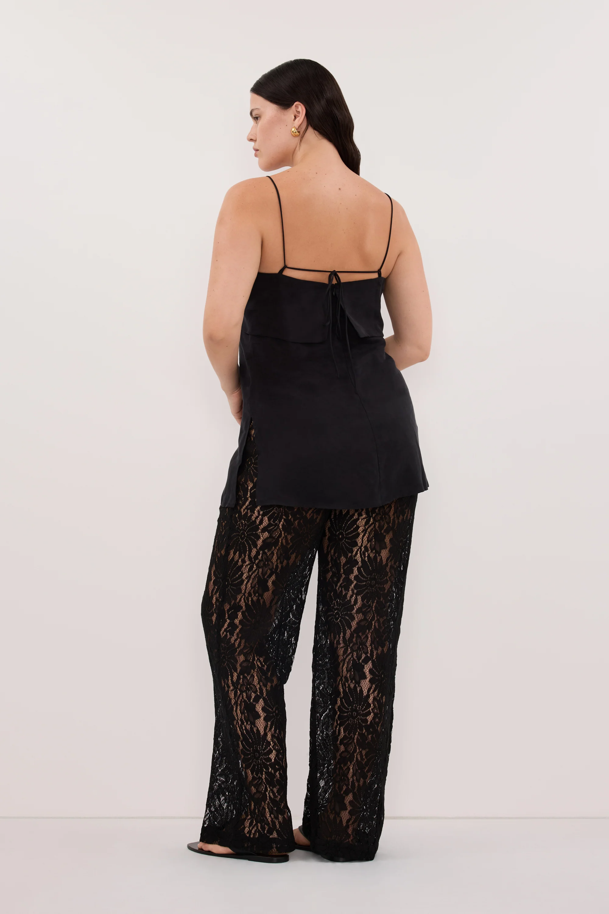 WILMA BLACK LACE PANT - Image 8