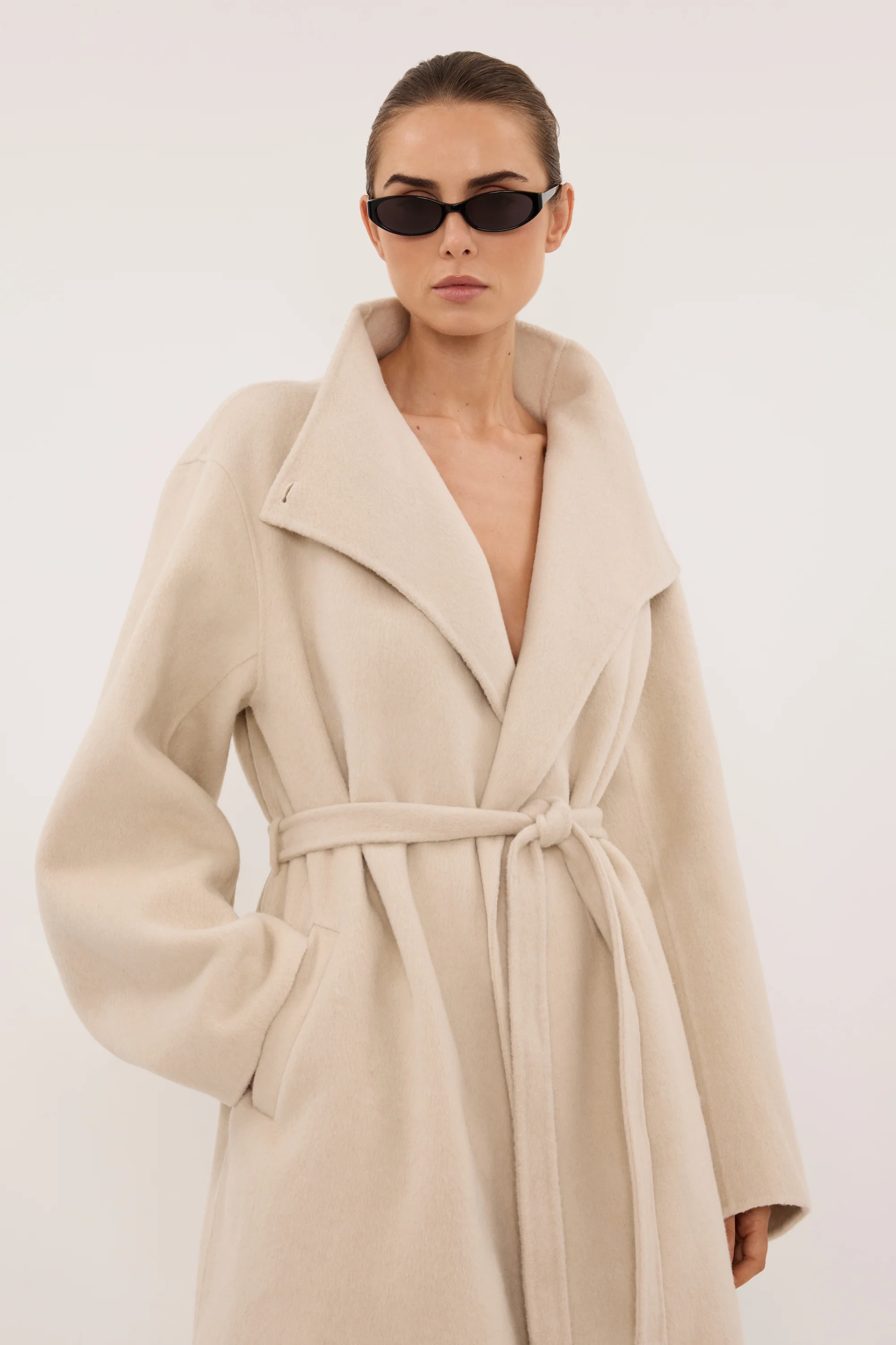 WREN BONE WOOL BLEND COAT - Image 5